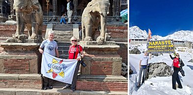 Z Głogowa pojechali aż do Nepalu