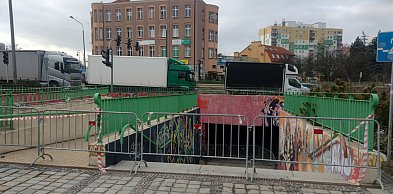 Przejście podziemne w Głogowie częściowo zamknięte