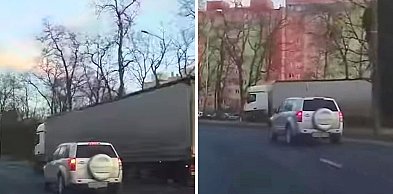 [WIDEO] Mrożące krew w żyłach nagranie z ronda w Głogowie