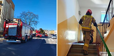 Głogowianin gasił garnek prześcieradłem