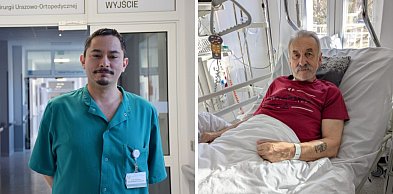 Pan Jerzy: To cud. Lekarze z Głogowa uratowali mu nogę
