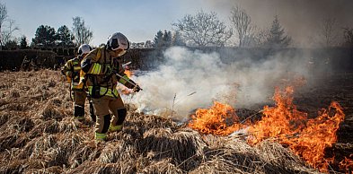 Rekordowa liczba pożarów. Pogotowie aż ratowało strażaka [FOTO]