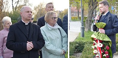 Nie można kłamać o Katyniu. W Głogowie znicze przed pomnikiem [WIDEO, FOTO]