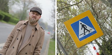 Tutaj będzie nowoczesne oznakowanie. Radny Górawski: Po zmroku to jest problem