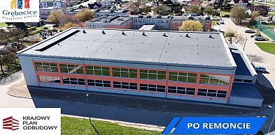 Sala gimnastyczna w Grębocicach po modernizacji za ponad 3 mln zł z dotacji