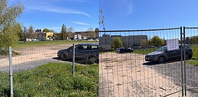 Dziki, ale darmowy parking przy głogowskim szpitalu zamknięty