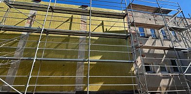 Postępy prac przy termomodernizacji GOKiS w Kotli