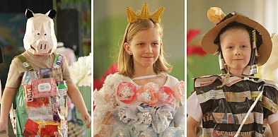 [FOTO] Eko moda na czerwonym dywanie! Uczniowie zachwycili pomysłowością