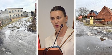 Mieszkańcy Starych Serbów przyszli do radnych z problemem drogi