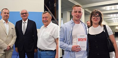 Krzesimir Dębski w Głogowie. Tym razem nie z koncertem, ale z książką o Wołyniu