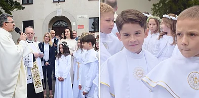 [FOTO] Wielkie święto w parafii św. Klemensa w Głogowie. Pierwsza Komunia!