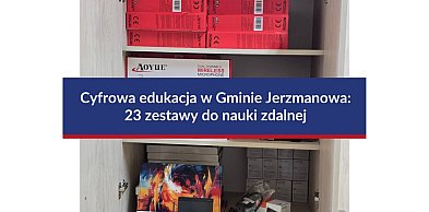 Nowoczesny sprzęt trafił j do szkół gminy Jerzmanowa