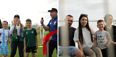 [FOTO] Przecięli wstęgę i otworzyli nową trybunę