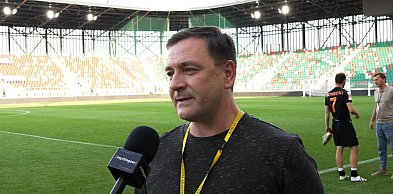 [WIDEO] Dyrektor Chrobrego Głogów przed barażami: Gramy o pełną pulę