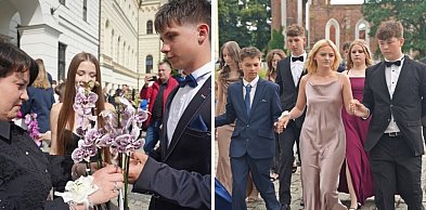 [FOTO] Polonezem rozgonili chmury. Absolwenci SP 8 zatańczyli na głogowskim rynku