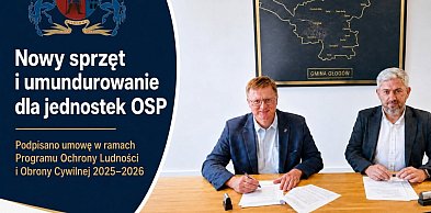 Gmina Głogów inwestuje w bezpieczeństwo. OSP otrzymają nowy sprzęt i umundurowanie
