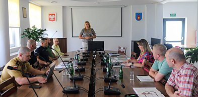 Spotkanie służb w sprawie zabezpieczenia Dni Gminy Jerzmanowa