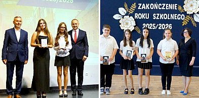 Zakończyli rok szkolny z sukcesami. Wójt nagrodził najlepszych uczniów