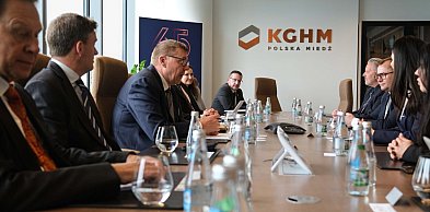 Premier kanadyjskiej prowincji Saskatchewan na spotkaniu w KGHM