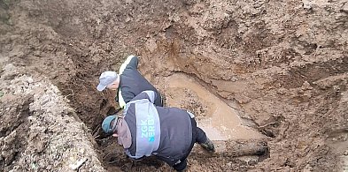 Awaria wodociągu pod Głogowem zlokalizowana-175080