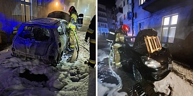 Auto w ogniu na parkingu w Głogowie-178569