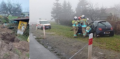 Autem w skrzynkę z gazem. Kolizja w Nielubi pod Głogowem-178851