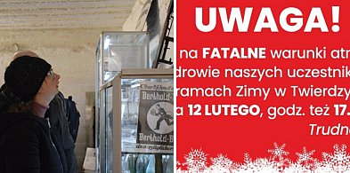 Zima w Głogowie odwołana. W takich warunkach nie można zwiedzać schronów