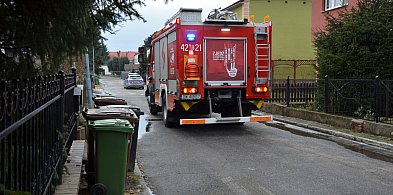 Alarm na osiedlu domków w Głogowie