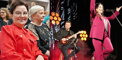 Śmiech to jej specjalność. Katarzyna Pakosińska dla kobiet w Grębocicach [FOTO]