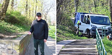 Były urzędnik kontra ekipa miejska. Chodzi o umocnioną skarpę w parku w Głogowie