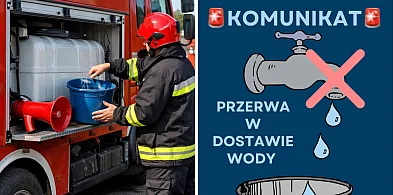 Wielka awaria wodociągu. Strażacy dowożą wodę do wsi