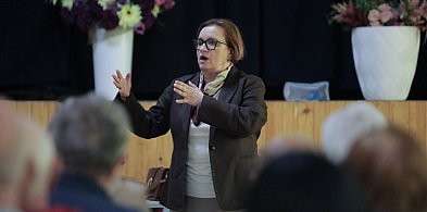 Zalewska w Głogowie: Szpitale na krawędzi, a władza mówi, że jest świetnie