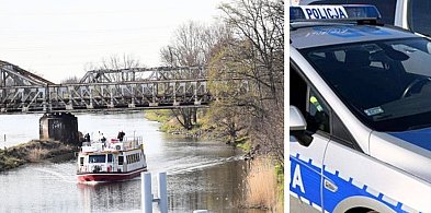 Pasażer wyskoczył za burtę podczas rejsu po Odrze w Głogowie