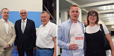 Krzesimir Dębski w Głogowie. Tym razem nie z koncertem, ale z książką o Wołyniu