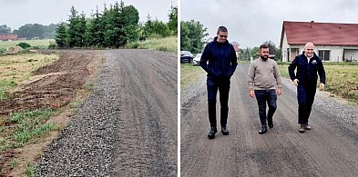Już jest równiej w Obiszowie. Kruszywo to rozwiązanie tymczasowe