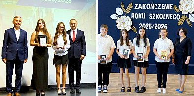 Zakończyli rok szkolny z sukcesami. Wójt nagrodził najlepszych uczniów