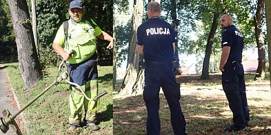 Pocisk w parku w Głogowie. To było bombowe koszenie trawy!-173709