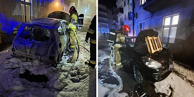 Auto w ogniu na parkingu w Głogowie-178569