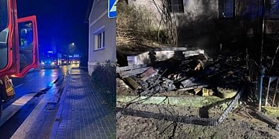 Altanka w ogniu w Gaworzycach. Walczyło pięć zastępów-178948