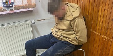 Złodziej ubrań schwytany po ucieczce rowerem!