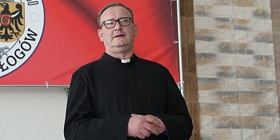 [FOTO] Kapelan prezydenta Nawrockiego spotkał się z głogowianami