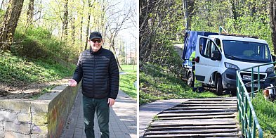 Były urzędnik kontra ekipa miejska. Chodzi o umocnioną skarpę w parku w Głogowie