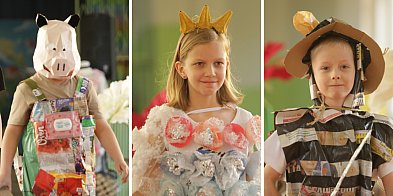 [FOTO] Eko moda na czerwonym dywanie! Uczniowie zachwycili pomysłowością