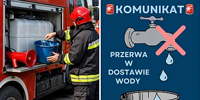 Wielka awaria wodociągu. Strażacy dowożą wodę do wsi