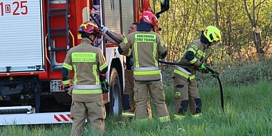 Pożar za targowiskiem na Piastowie w Głogowie. Wszystko przez grilla
