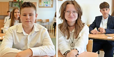 [FOTO] Ósmoklasiści mierzą się z matematyką. W głogowskim SP 8 gotowi na sukces