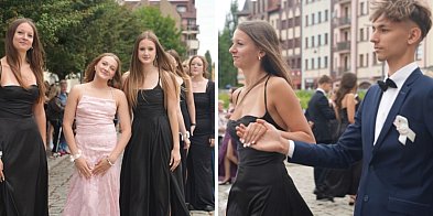 [FOTO] Polonez z łezką w oku. Absolwenci SP 10 w tańcu na głogowskim rynku