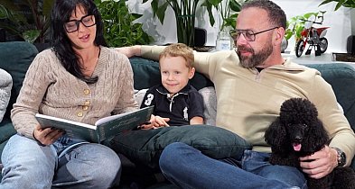 Legendę "Dawno temu w Głogowie" czyta Bartosz Sobota z rodziną-177669