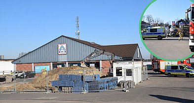 Alarm na parkingu przy Aldi w Głogowie. Co tam robi policja i straż pożarna?