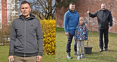 Dziś od rana sadzili przy głogowskim zamku. Lewica też lubi zielone [FOTO]